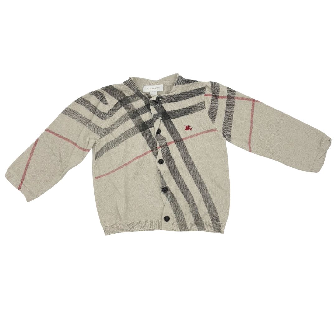 Burberry classic check cardigan, 18 months