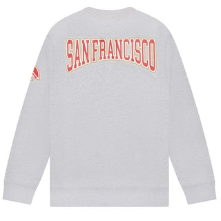 NFL OVO Heather Gray San Franciso 49ers Sweater , Adult Small