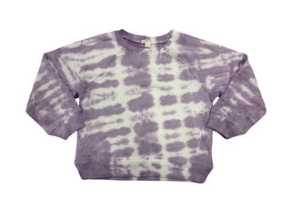 Crewcuts Purple and White Tie Dye Sweatshirt, 6-7 years