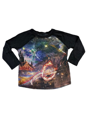 Stella McCartney Galaxy-Circus Printed Longsleeve Tee, 4 years