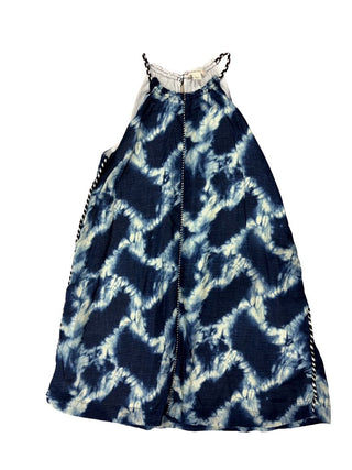 Crewcuts Indigo Tie Dye Halter Dress, 8 years