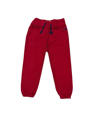 Appaman Red Exposed-Seam Detail Sweatpants, 5 years