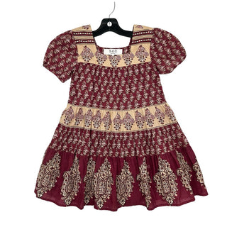 Sea New York red pattern dress, 5-7 years