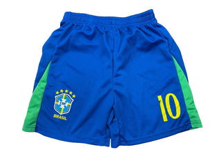CBF Blue Brasil Shorts, 5-6 years