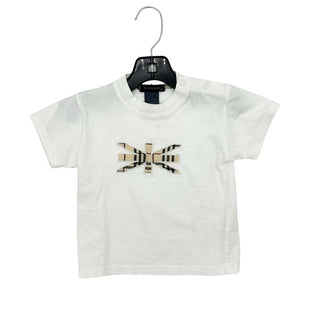 Burberry white tshirt, 18 months