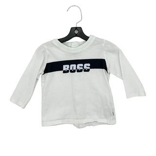 Hugo Boss white long sleeve, 9 months