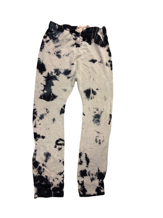Fairwell Green-Blue and Black Tie Dye Lounge Pajama Pants, 6 years