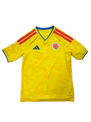 Adidas Colombia Soccer Jersey - Some staining, reflected in price, 11-12 years