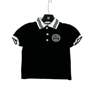 Versace black collared tshirt, 3 years
