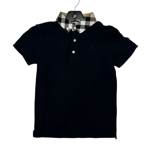Burberry black collared shirt, 8 years