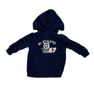 Ralph Lauren navy zip up , 6 months