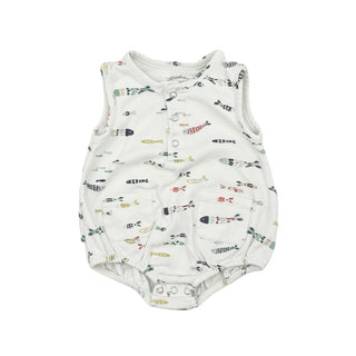 Pehr fish romper, 12-18 months