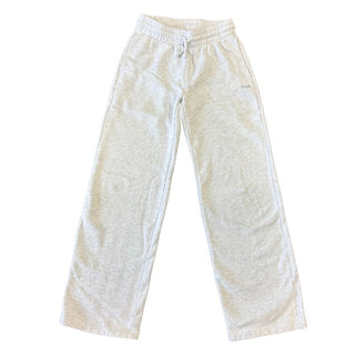 Tna light grey cozy fleece boyfriend fit sweatpants, 2xs