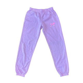 Firehouse pink bow sweatpants, large
