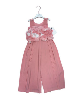 Abel & Lula Pink Chiffon Jumpsuit - New With Tags, 4 years