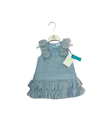 Abel & Lula Blue Dress with Tulle Appliques - New With Tags, 12 months