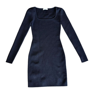 Babaton black fitted dress, xsmall