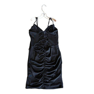 Garage black tie back dress, small