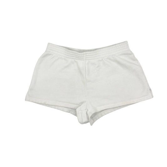 Tna white cozy fleece shorts, medium