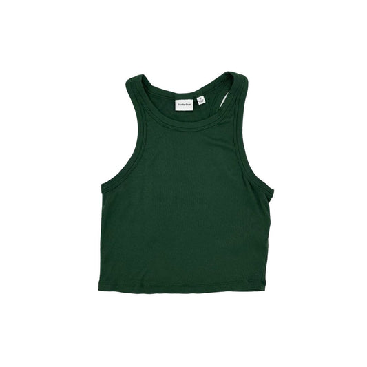 Sunday Best green crop tank, small