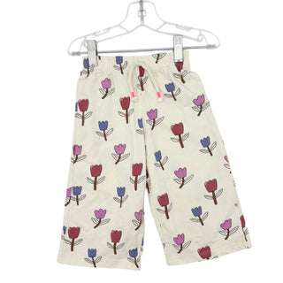Zara cream flower pants, 2 years