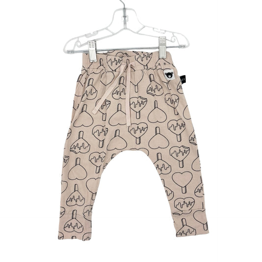 Hux pink heart popsicle pants, 3 years