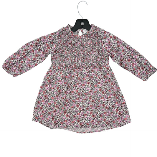 Zara pink/red floral dress, 2-3 years