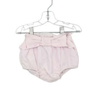Jacadi pink bloomers w/bow, 6 months
