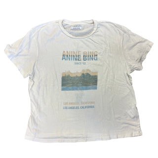 Anine Bing white Arlo Desert Road tshirt, womens large