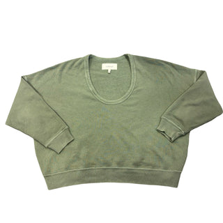 The Great green scoop neck sweatshirt, 0 womens