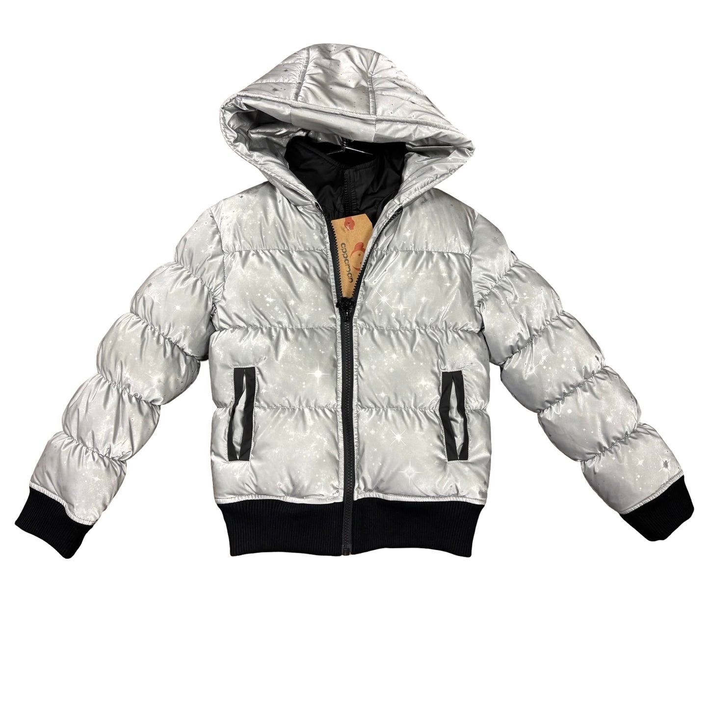 Appaman Sample silver puffer jacket, 6 years