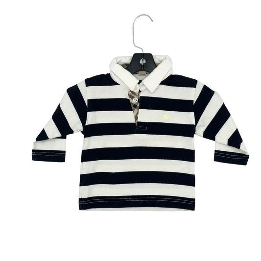 Burberry stripped long sleeve, 6 months