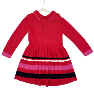 Jacadi red knit dress, 5 years