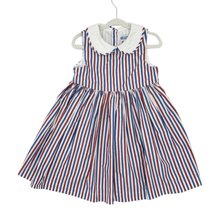 Jacadi red/blue stripe dress, 36 months