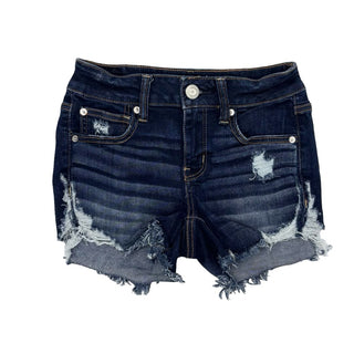 American Eagle ripped denim shorts, womens 4