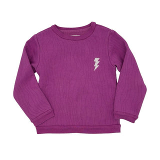 Bizz X Siss purple sweatshirt/pant set, 5 years