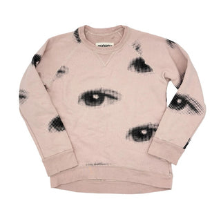 Nununu pink eye sweatshirt, 4-5 years