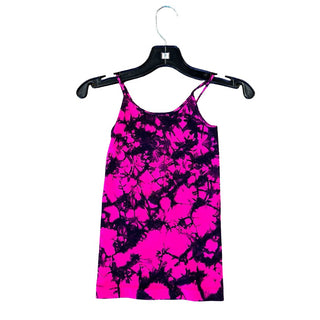 Malibu Sugar pink tie dye tank top, one size