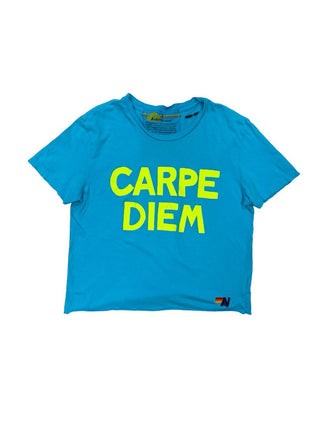 Aviator Nation Carpe Diem Tee, women small, S