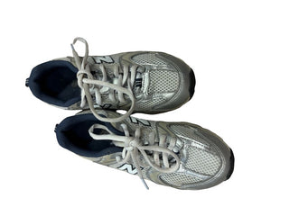 New Balance Navy, White and Grey Running Shoes, 3 big kid