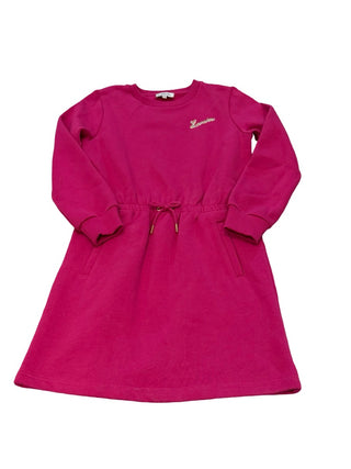 Lanvin Sweater dress with gem logo appliqué, 10 years