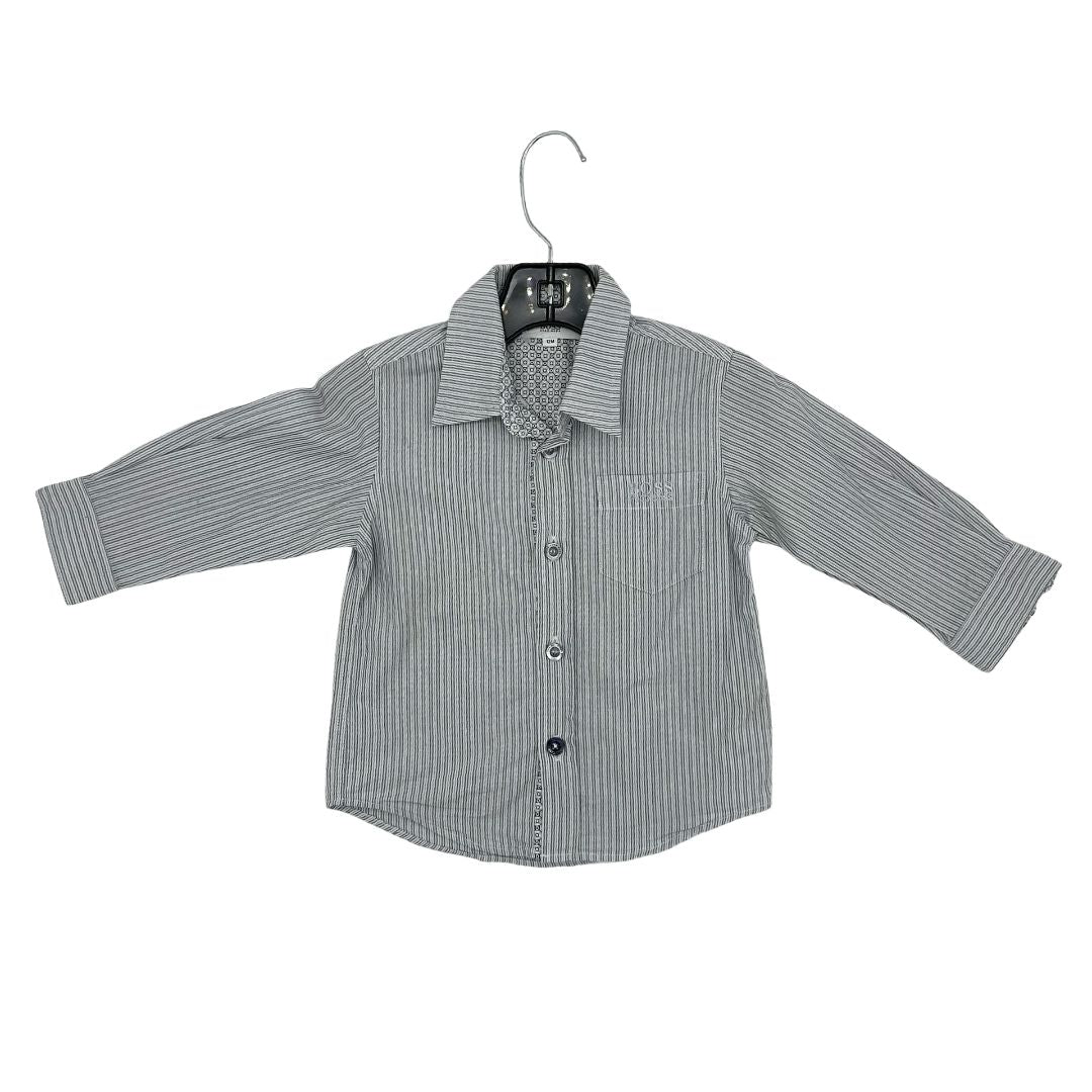 Hugo Boss stripped dress shirt, 12 months Minissentials Hugo Boss stripped dress shirt, 12 months Minissentials