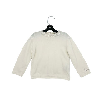 Burberry white sweater, 2 year