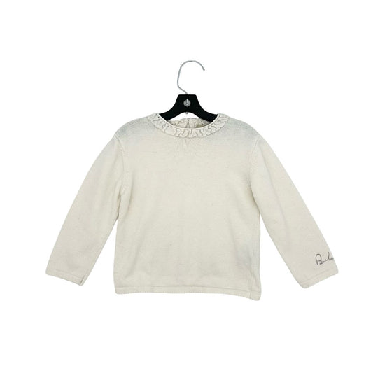 Burberry white sweater, 2 year