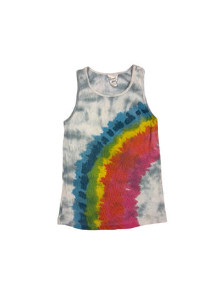 Flowers By Zoe Tie dye ribbed tank, Small