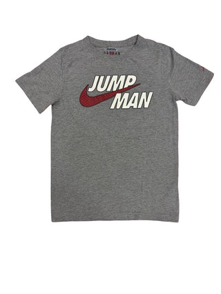 Air Jordan Grey jump man tshirt, M (10-12 years)