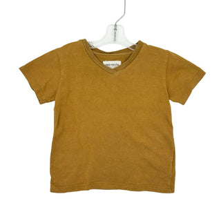 Mini Mioche mustard vneck tshirt, 1- 2 years