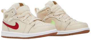 Air Jordan TD) Air Jordan 1 Mid Utility 'Fleece, 12 little kid