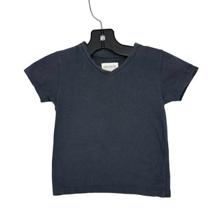 Mini Mioche dark blue vneck tshirt, 1-2 years