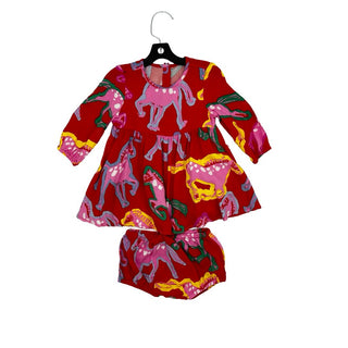 Stella McCartney red floral dress w/bloomers, 6 months